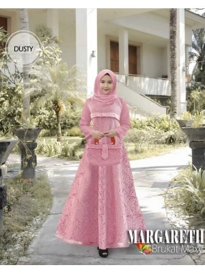 Baju Wanita Hj Maxi Margareth Jc Dusty