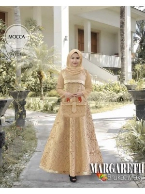 Baju Wanita Hj Maxi Margareth Jc Mocca