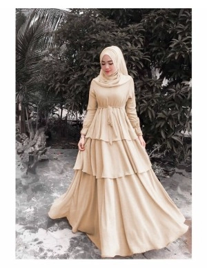 Baju Wanita Hj Maxi Diana Ra Mocca