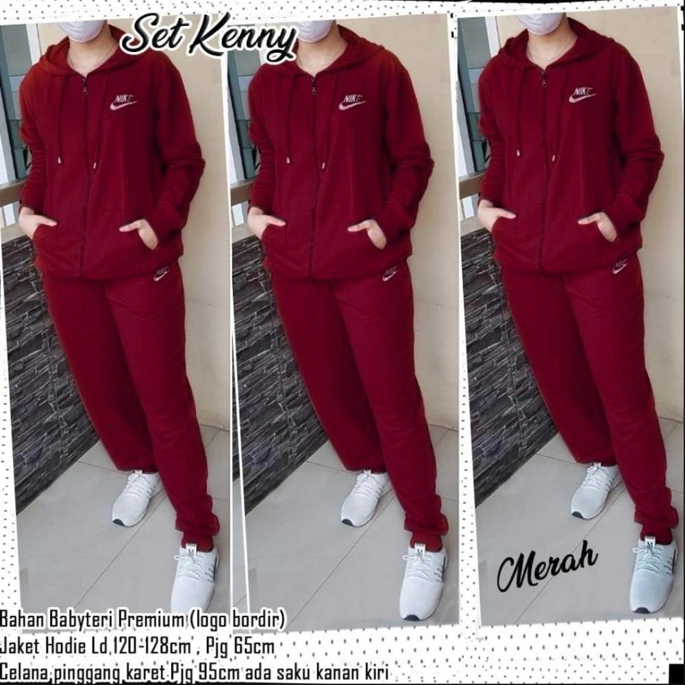 Baju Wanita Jumbo St Kenny Ra Maroon