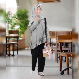 Baju Anak Kd St Enisa Fs Abu