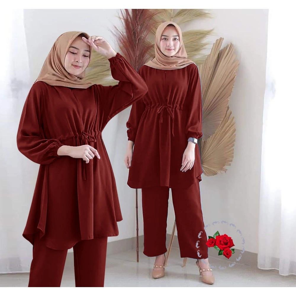 Baju Wanita St Auliya Ij Maroon