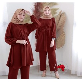 Baju Wanita St Auliya Ij Maroon