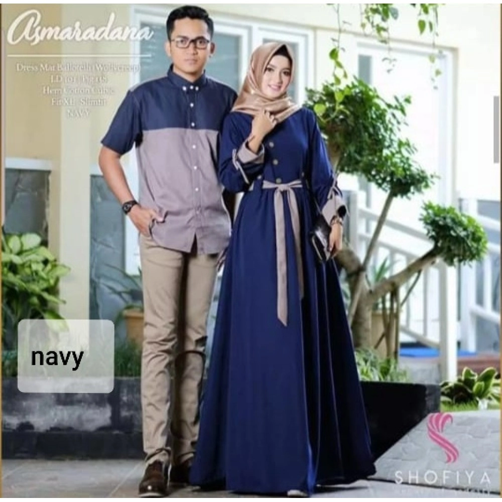 Baju Couple Cp Andine Ra Navy