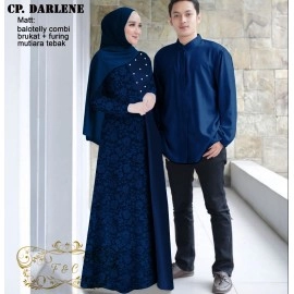 Baju Couple Cp Darlene Ff Navy