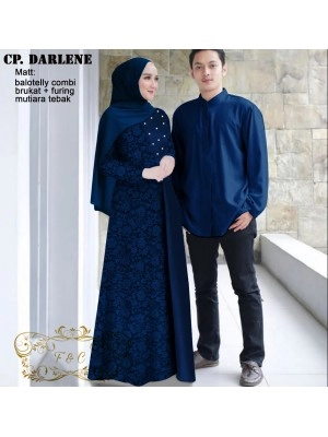 Baju Couple Cp Darlene Ff Navy