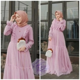Baju Wanita Hj Maxi Laily Tile Rd Pink Baju Wanita Hj Maxi Laily Tile Rd Pink