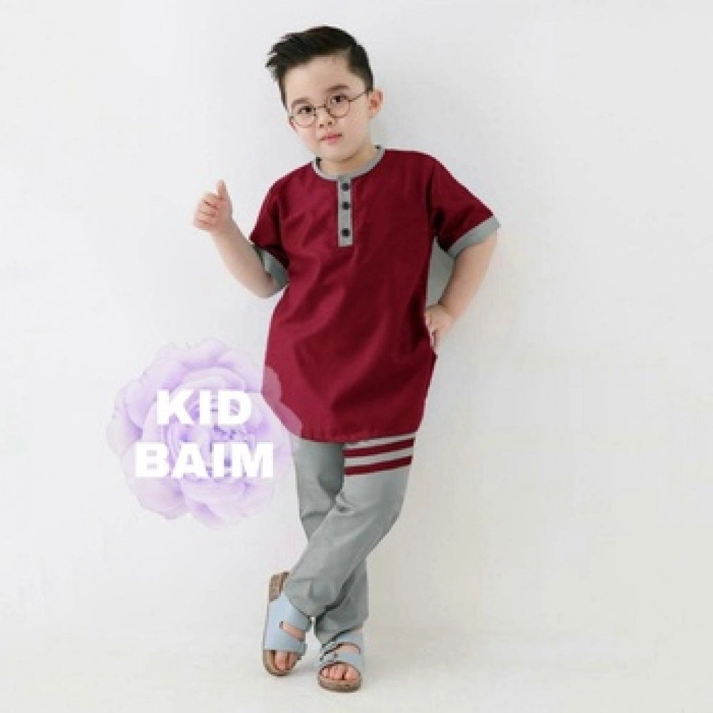 Baju Anak Kd Koko Baim Ed Maron