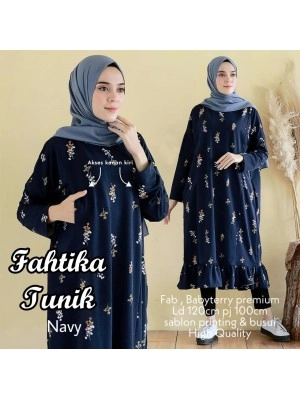 Baju Korea Jumbo Tunik Fahtika Us Navy