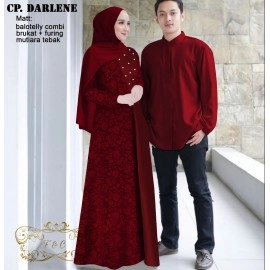 Baju Couple Cp Darlene Ff Maroon