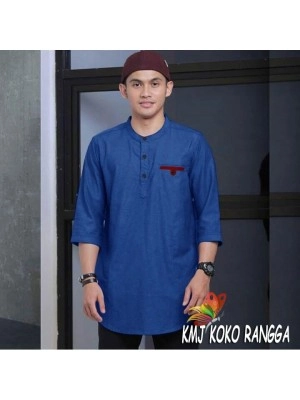 Baju Pria Koko Man Rangga Jc Navy