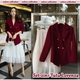 Baju Korea St Lorenza Vl Maroon