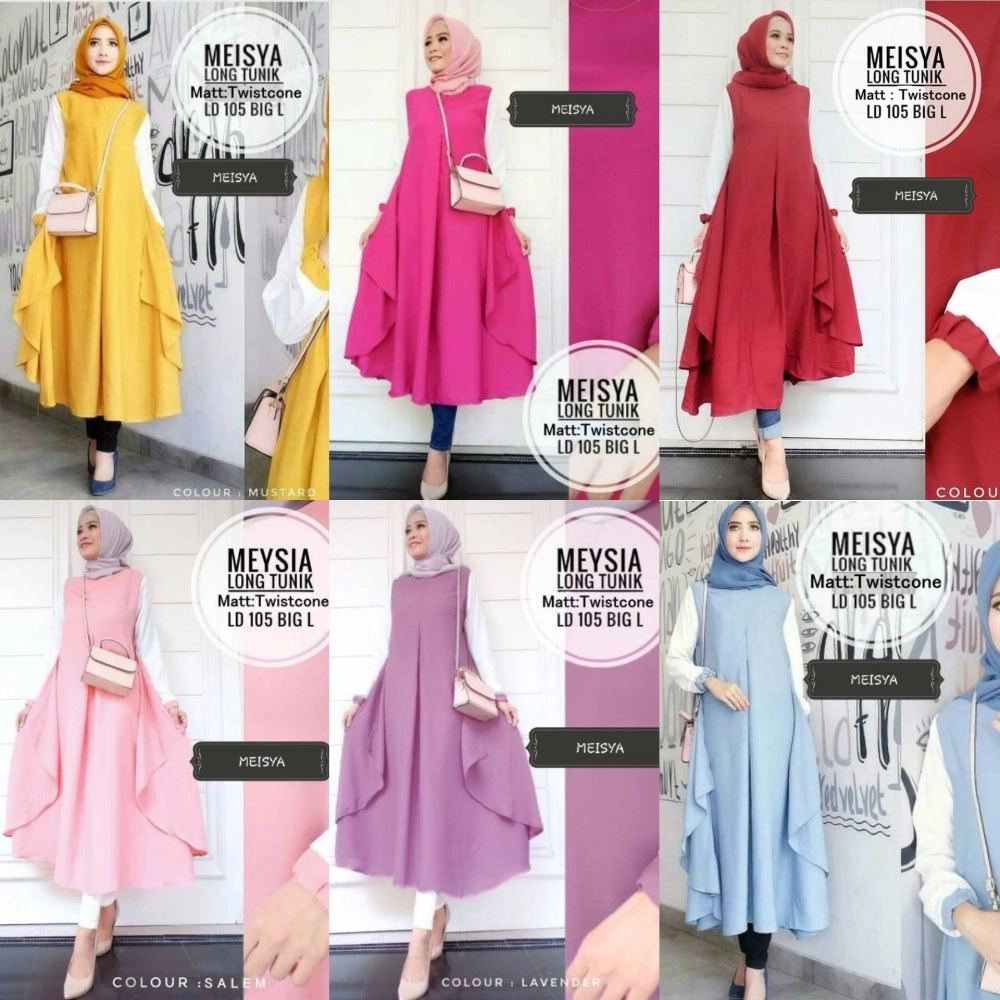Baju Korea Tunik Meisya Sf Baju Korea Tunik Meisya Sf
