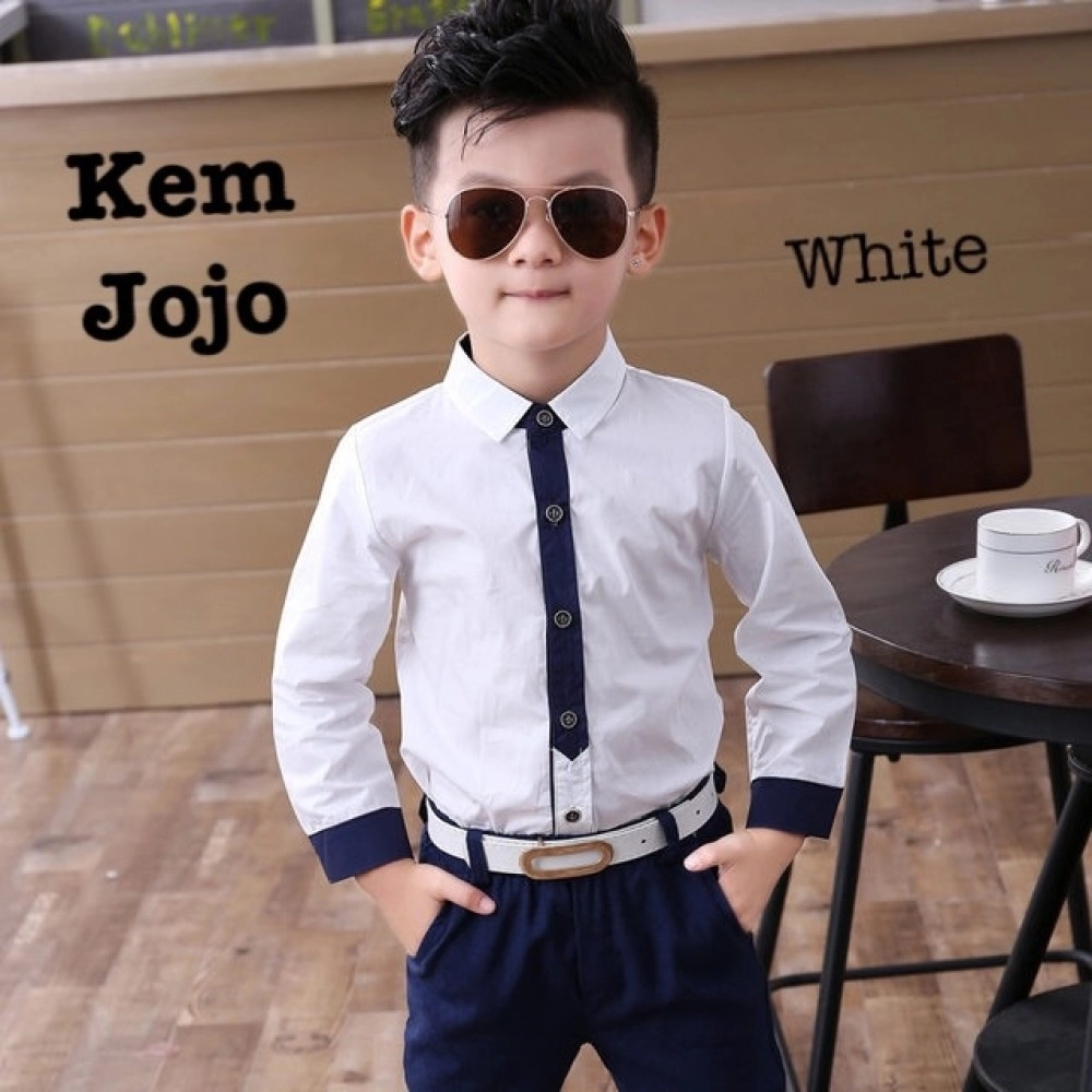 Baju Anak Kd Kmj Jojo Ks Putih