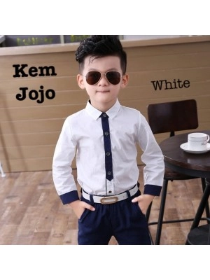 Baju Anak Kd Kmj Jojo Ks Putih