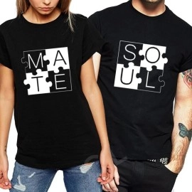 Baju Couple Cp Matesoul Cl Hitam