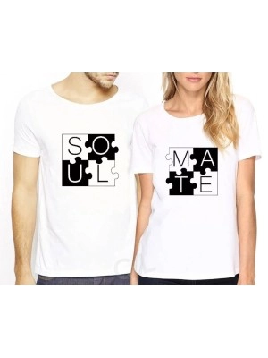 Baju Couple Cp Matesoul Cl Putih