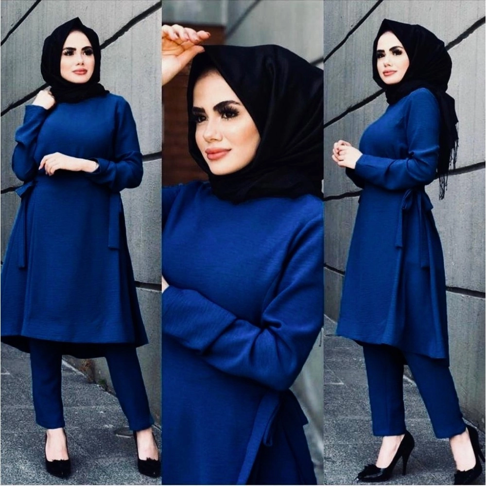 Baju Korea Hj St Thania Dc Navy Baju Korea Hj St Thania Dc Navy