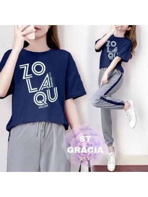 Baju Korea St Graci Navy