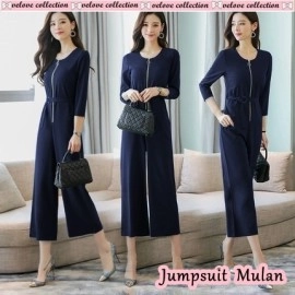 Baju Korea Js Mulan Navy
