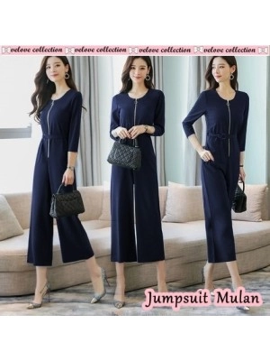 Baju Korea Js Mulan Navy