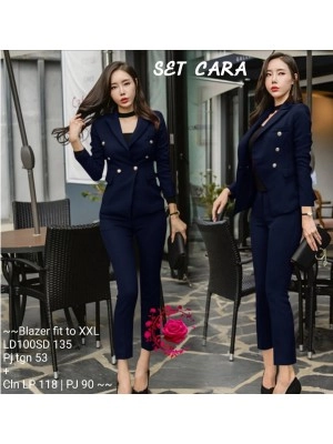 Baju Korea St Cara Mb Navy
