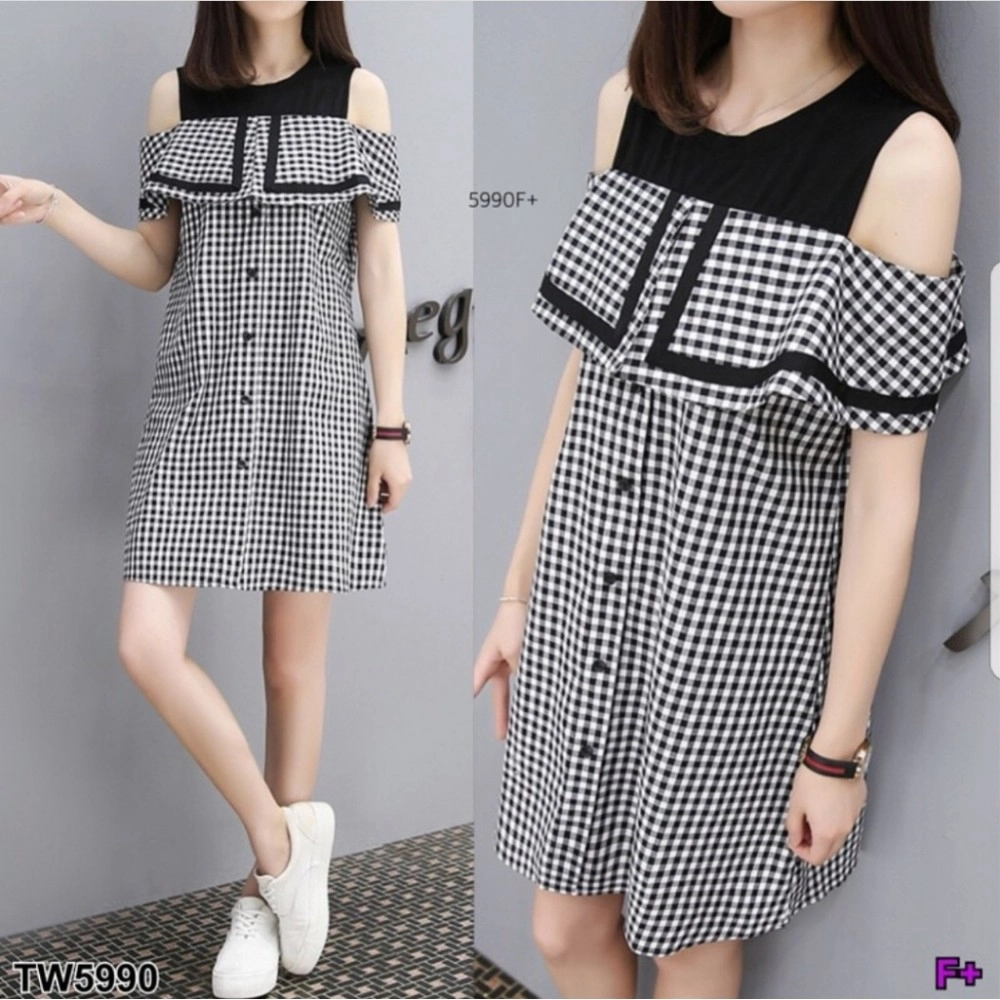 Baju Korea Top Isyana Kotak Hn Hitam Baju Korea Top Isyana Kotak Hn Hitam