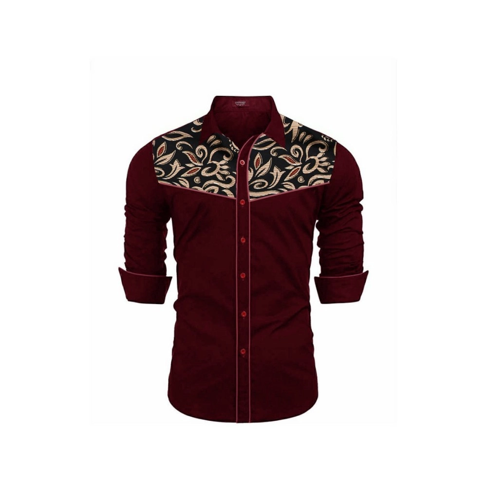 Baju Pria Kmj Man Kairos Cs Maroon