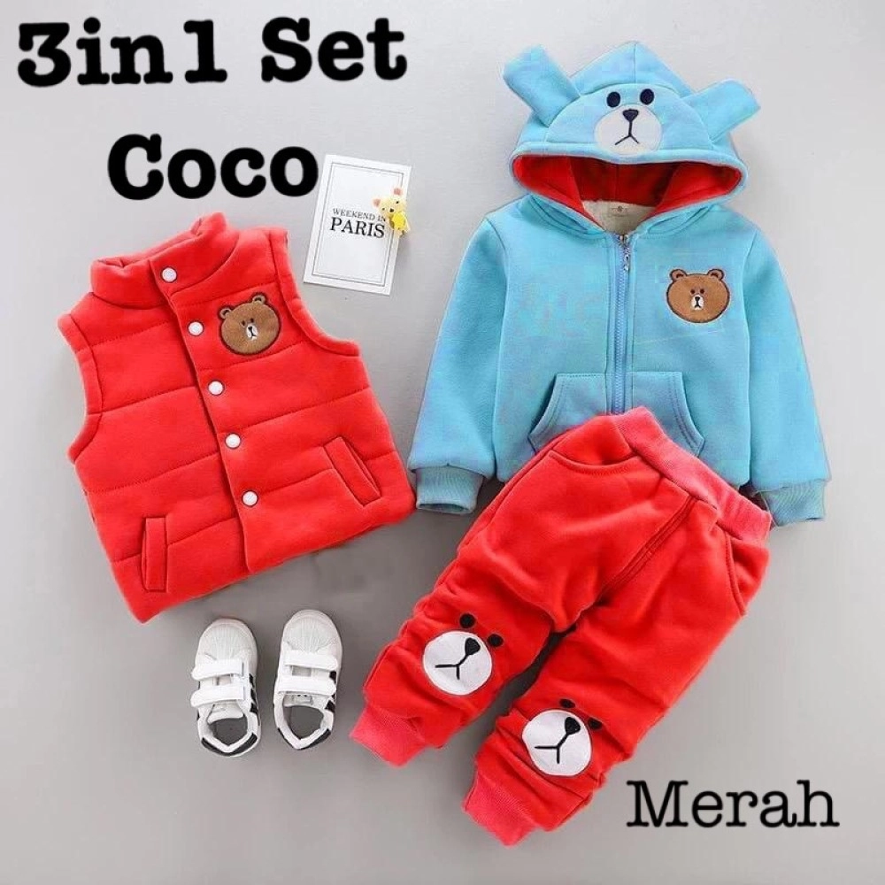 Baju Anak Kd St Coco Ks Merah