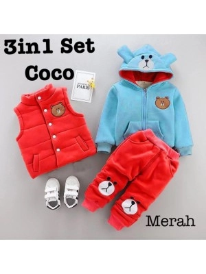 Baju Anak Kd St Coco Ks Merah