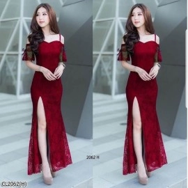 Baju Korea Drs Bronia Hn Maroon