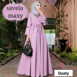 Baju Korea Hj Maxi Savella Dusty