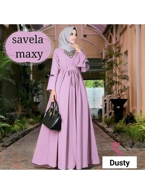 Baju Korea Hj Maxi Savella Dusty