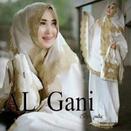 Baju Murah Mukena Algani Gold