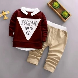 Baju Anak Kd St Undercover Vb Maroon