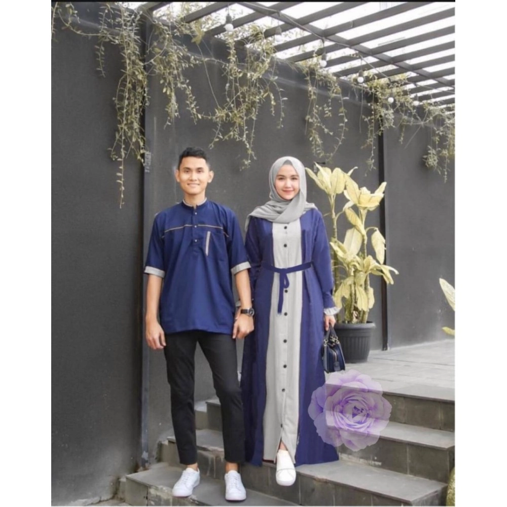 Baju Couple Cp Sinha Rd Navy