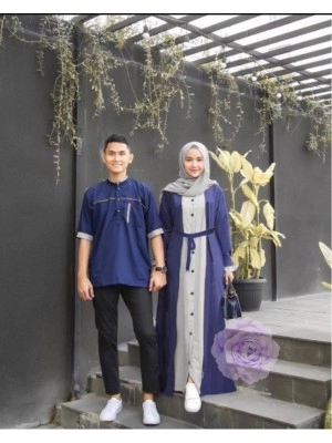 Baju Couple Cp Sinha Rd Navy