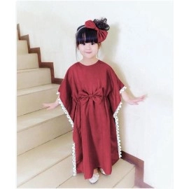 Baju Anak Kd Kaftan Chitose Vs Maroon