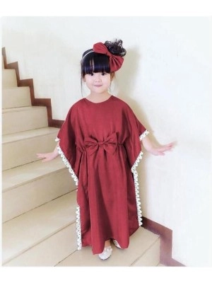 Baju Anak Kd Kaftan Chitose Vs Maroon