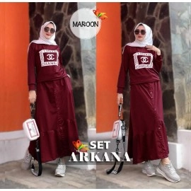 Baju Wanita St Arkana Jc Maroon