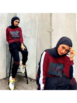 Baju Wanita St Giska Ra Maroon