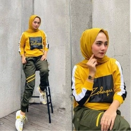Baju Wanita St Giska Ra Mustard