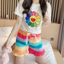 Baju Wanita St Hp Pita Bunga Salur Ks