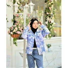Baju Wanita Jkt Diy Vl Babyterry Biru