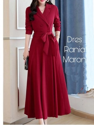 Baju Wanita Drs Rania Su Maroon