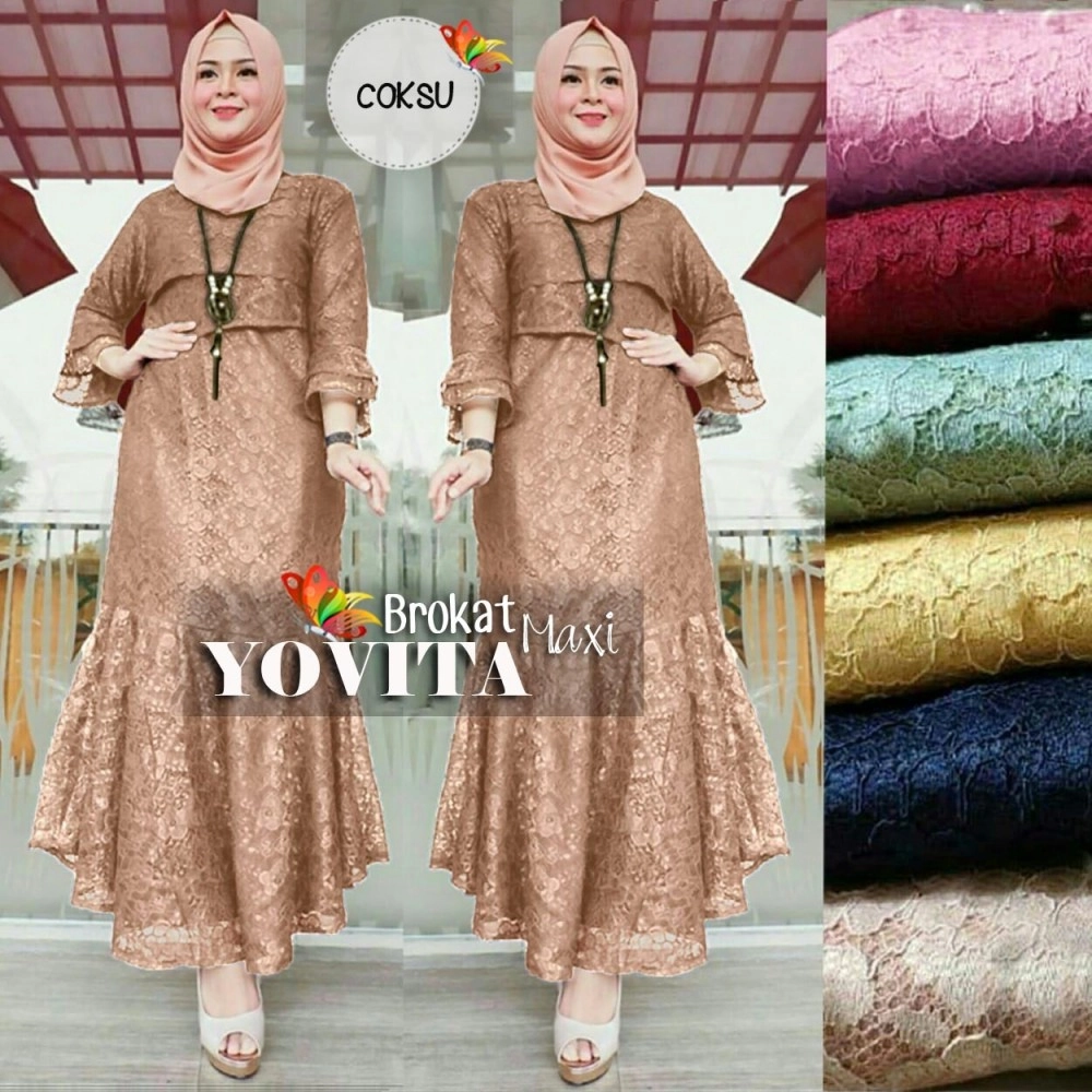 Baju Wanita Hj Maxi Yovita Jc Coksu