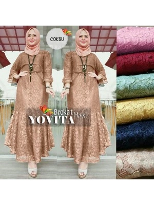 Baju Wanita Hj Maxi Yovita Jc Coksu