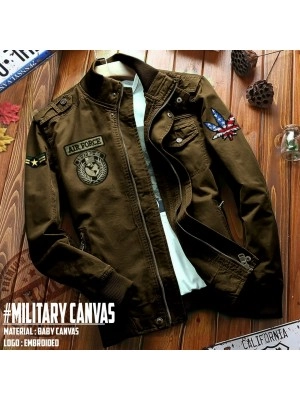 Baju Pria Jkt Military Jc Coklat