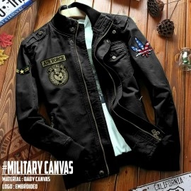 Baju Pria Jkt Military Jc Hitam