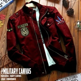 Baju Pria Jkt Military Jc Maroon